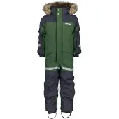 Didriksons Kids' Bjärven Coverall 3 Pine Green