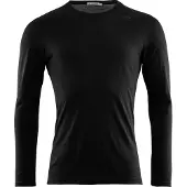 Aclima Men's LightWool Undershirt Long Sleeve Jet Black