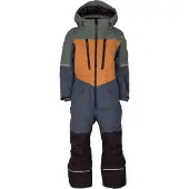 Lindberg Kids' Alpine Winter Overall Green/Blue