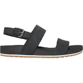 Timberland Women's Malibu Waves 2-Strap Sandal Black
