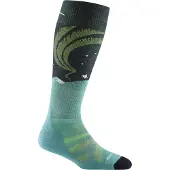 Darn Tough Women's Aurora OTC Lightweight With Cushion Aqua