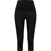 Super.natural Women's Tundra175 Comfy Tight 3/4 Jet Black