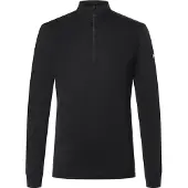 Super.natural Men's Tundra175 Zip 1/4 Jet Black