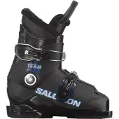 Salomon - Pjäxor barn - Team T2 Black/Race Blue/White för Unisex - Barnstorlek 19 - Svart