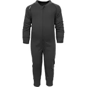 Lindberg Kids' Merino Overall Black Melange