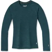 Smartwool W'S Classic Thermal Merino Base Layer Crew, G75 - twilight blue heather, M