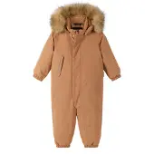 Reima Kids' Gotland Reimatec Winter Overall Peanut Brown