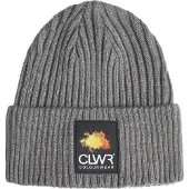 ColourWear Badge Beanie Grey Mel
