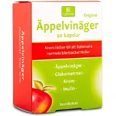 Svenska Nyform Äppelvinäger + krom 90 kapslar