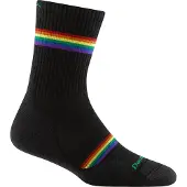Darn Tough Women's Prism Micro Crew Lightweight Running Socks With Cushion Black