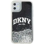 DKNY Liquid Glitter Big Logo fodral för iPhone 11 / Xr - svart