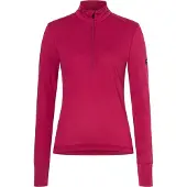 Super.natural Women's Tundra175 Zip 1/4 Sangria