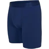 Hellner Men's Tech Boxer Long Leg Dress Blues