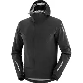 Salomon - Trail running kläder - S/Lab Ultra Jkt U Deep Black för Unisex - Storlek XL - Svart