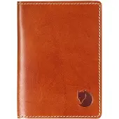 Fjällräven Leather Passport Cover Leather Cognac