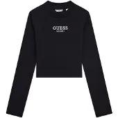 GUESS T-shirt svart / vit