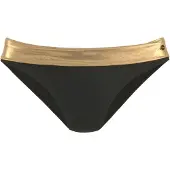 LASCANA Bikiniunderdel guld / svart