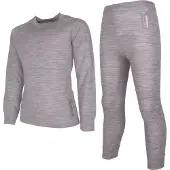 Lindberg Juniors' Merino Set Grey Melange