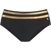 LASCANA Bikiniunderdel 'Elodie' guld / svart