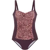 LASCANA Baddräkt rosa / bordeaux