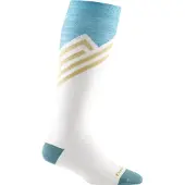 Darn Tough Women's Peaks Rfl OTC Ultra Lightweight White