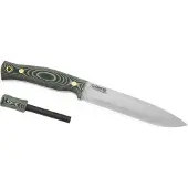 Casström No. 14 SFK 13423 Green Micarta with firesteel, bushcraft knife