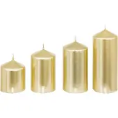 Atmosphera set med 4 ljus i olika storlekar, Ø 5 cm