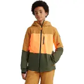 O'Neill Carbonite Kids Jacka rich caramel colour block, 152