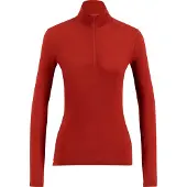 Ulvang Women's Hero Half Zip Baselayer Biking Red