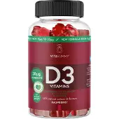 VitaYummy Vitamin D3 Hallon 60 Gummies