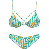 Buffalo Bikini mint / jade / mandarin / off-white