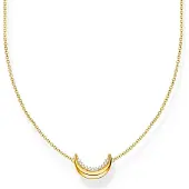 Thomas Sabo True Romance gold-plated pendant Moon Romance halsband KE2299-414-14-L45V