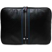 BMW Carbon & Blue Stripe fodral för en 14" bärbar dator - svart