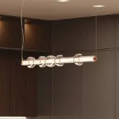 Maytoni Pendellampa Cosmo, Mässing / guld, Vardagsrum / matsal, Metall, Modern