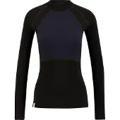 Ulvang Women's Peak Map Crew Baselayer Black/Navy Blue