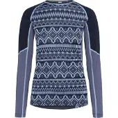 Kari Traa - Underställ dam - Malia LS Dark Navy Blue för UnisexUll - Storlek S - Marinblå