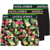 Jack & Jones Pink Flowers Boxer 3 Units Flerfärgad L Man