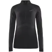 Craft - Underställ dam - Active Intensity Zip W Black-Asphalt för Unisex - Storlek XS - Svart