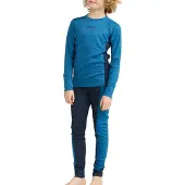 Craft Juniors' Core Dry Baselayer Set Blaze/Orion