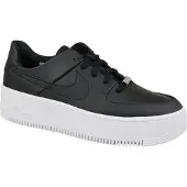 Nike Nya Air Force 1 Sage Low Svart Vit Dam AR5339-002
