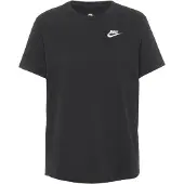 Nike T-shirt Nsw Club - Svart/vit Dam, storlek Small