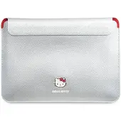 Hello Kitty PU-metallfodral med logotyp för en 14" bärbar dator - silver