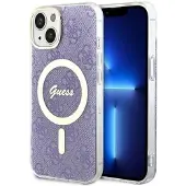 GUESS 4G MagSafe-fodral för iPhone 14 - lila