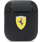 Ferrari FESA2LEBK AirPods-skydd svart/svart On Track Leather