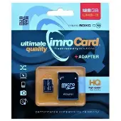 IMRO microSDXC minneskort med adapter - 128GB