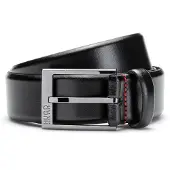 HUGO for man. 50385731 Garney Leather Belt black (105 cm), Casual