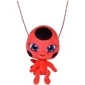 Bandai Tikki Fluffy Plush Toy - Röd