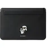 Karl Lagerfeld Saffiano Karl&Choupette fodral för en 14" bärbar dator - svart