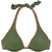 Bruno Banani Bikiniöverdel brun / grön