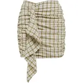 St MRLO Kjol 'GATHER' beige / brun